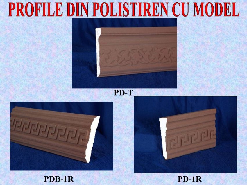 PROFILE DIN POLISTIREN EXTRUDAT PENTRU FATADA